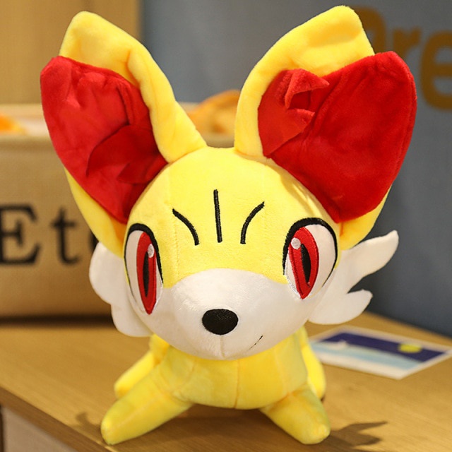 Pokemon Stuffed Plush Pikachu Fennekin Meowth Chikorita Politoed Emolga