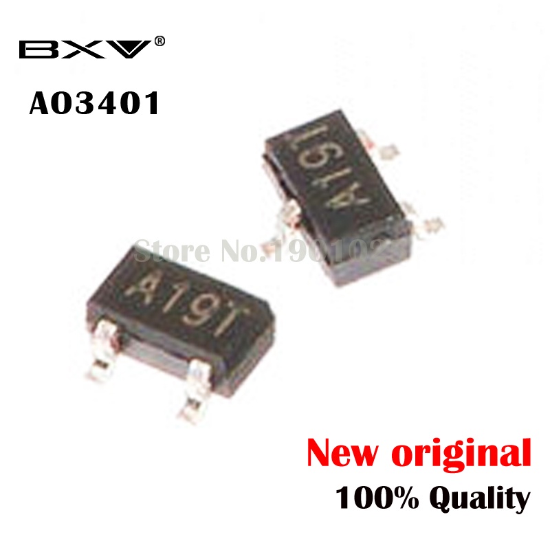 50PCS AO3401A SOT23 3401A SOT23 A19T SMD new and original | Shopee ...