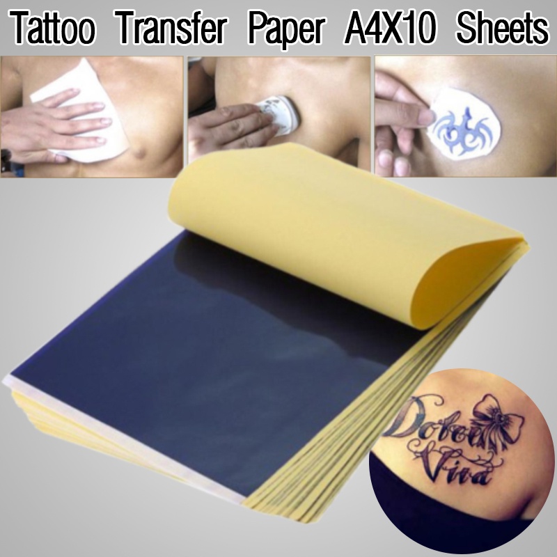10pcs Tattoo Transfer Paper Carbon Thermal Stencil Tattoo Transfer