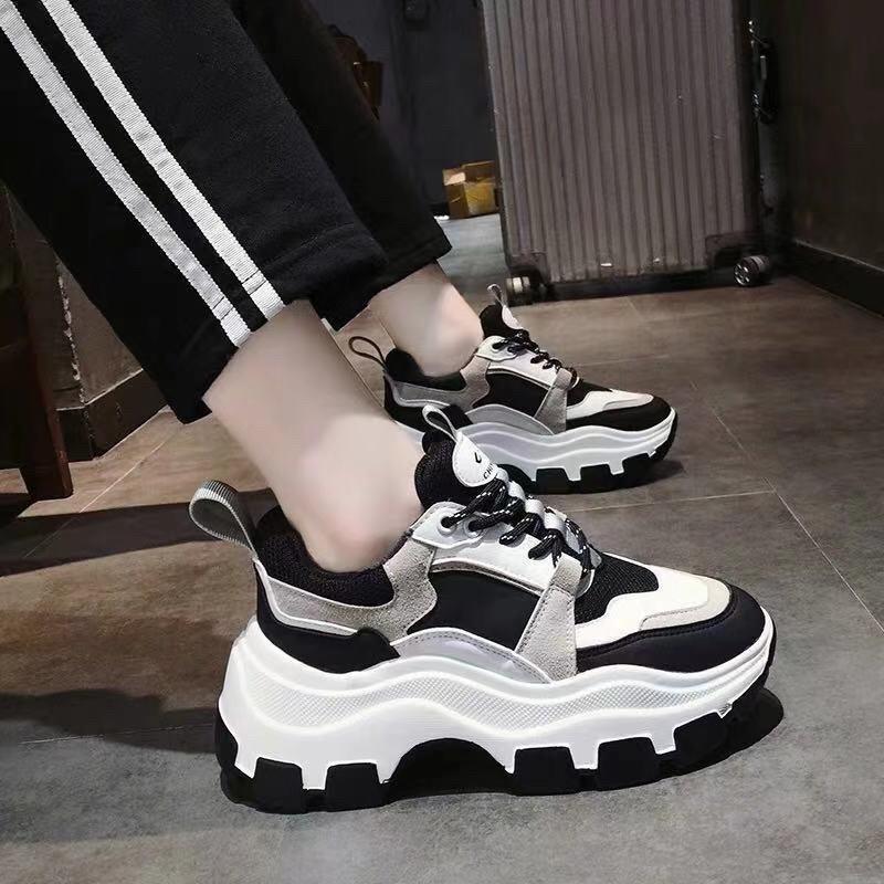 [ON HAND] #594 Korean platform chunky sneaker shoes | Shopee Philippines