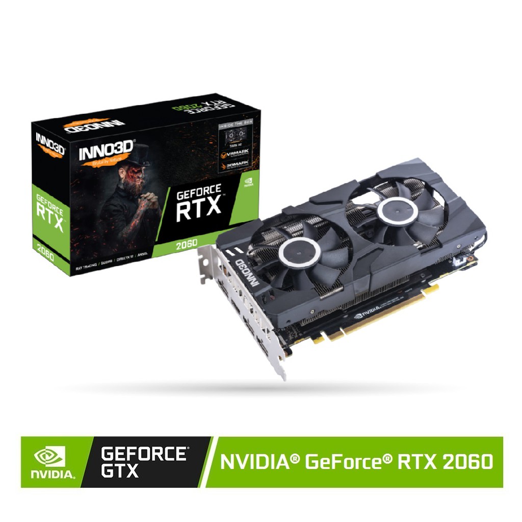 Inno3D NVIDIA® GeForce RTX® 2060 Twin X2 6GB Graphic Card | Shopee  Philippines