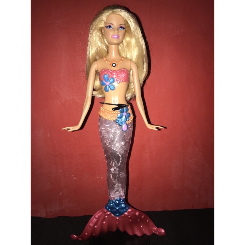 Barbie sparkle lights mermaid clearance