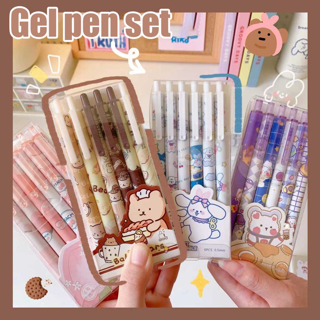 Strawberry Gel Pen Set - M&G