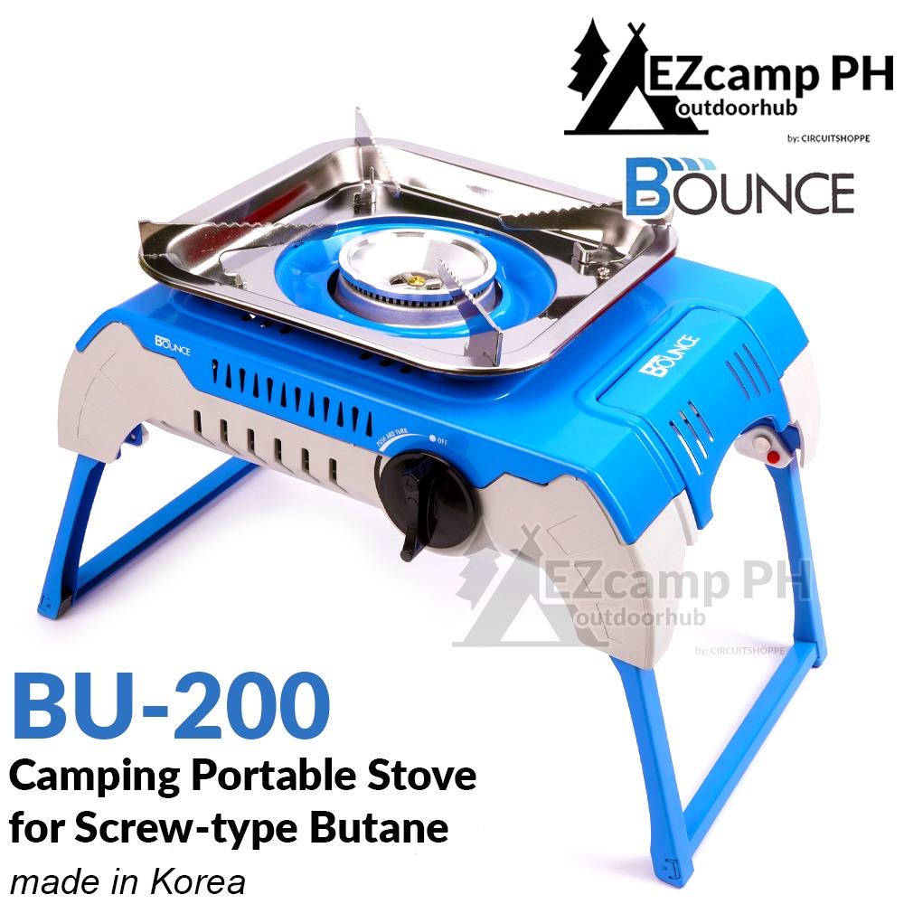 BOUNCE BU200 Camping Portable Butane Stove for Screw Type Gas Outdoor