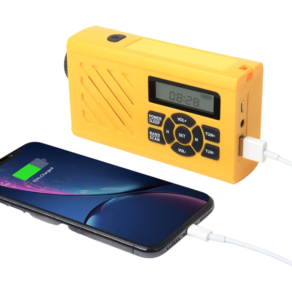 Emergency Crank Radio | Hand Crank Radio | Self Powered AM/FM/SW Radio