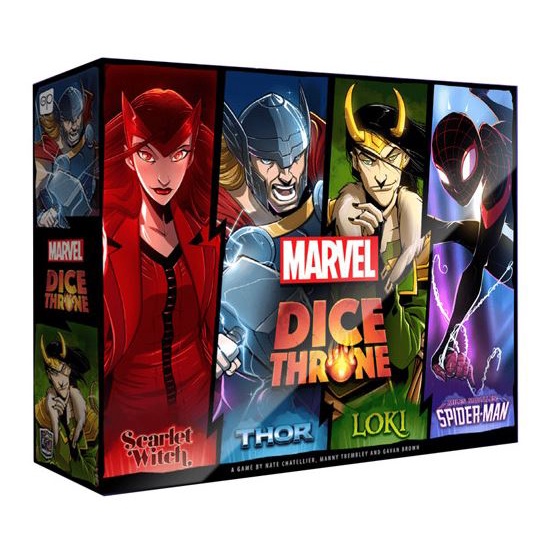 Dice Throne Marvel 4-Hero Box (Scarlet Witch, Thor, Loki, Spider-Man)  társasjáték rendelés, bolt, webáruház