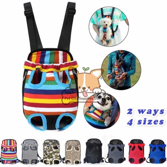 Pet City New Shih Tzu Pet Front Carrier Dog Cat Travel Bag Durable Backpack Hot Sale Shopee