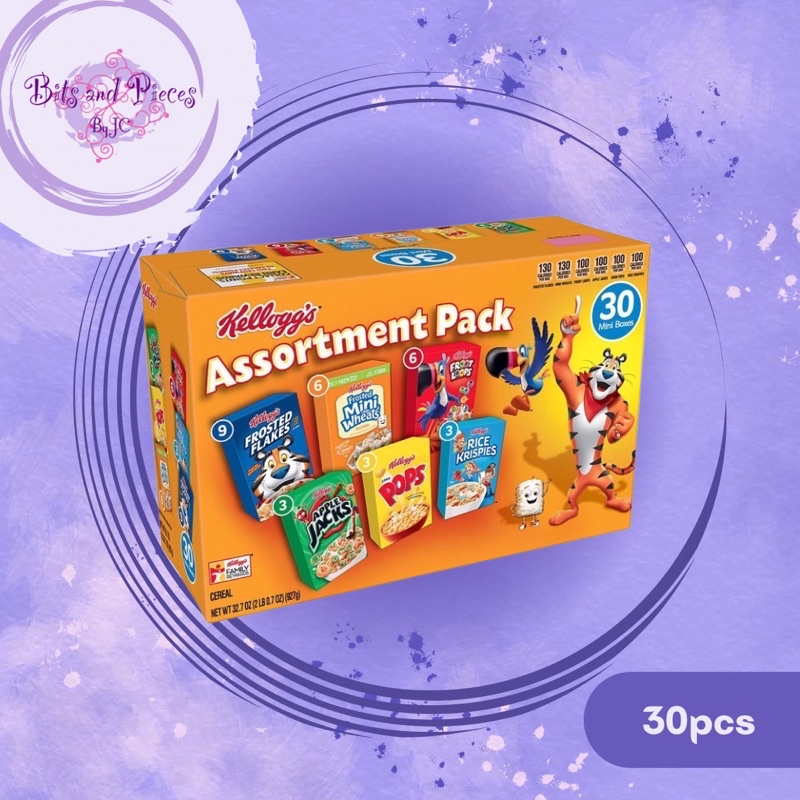 Kellogg's Jumbo Assortment Pack (32.7 oz., 30 pk.) Shopee Philippines