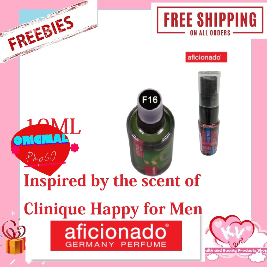 Aficionado F16 10ml Eau De Parfum for Men Shopee Philippines