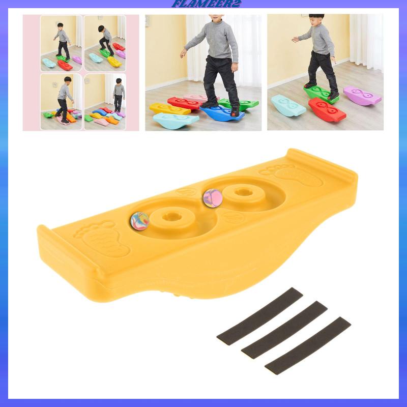 [FLAMEER2] Wobble Balance Board, Rocker Board Beam Bridge, Kids Open ...