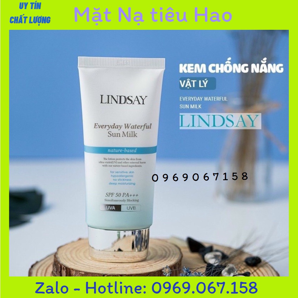 Lindsay spf 50 PA+++ UVA UVB Physical Sunscreen | Shopee Philippines