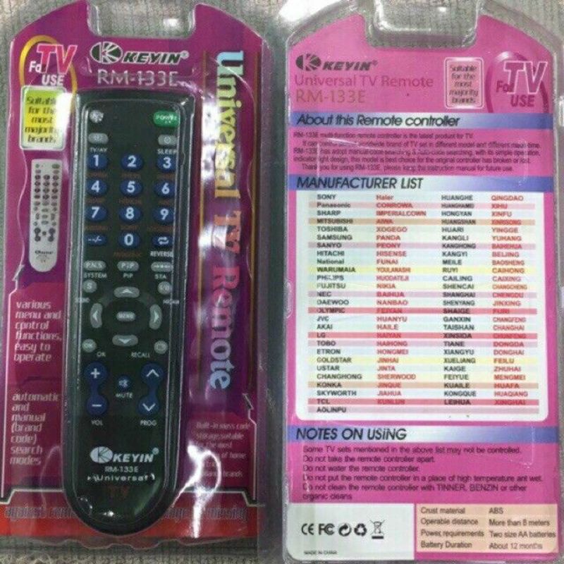 Keyin universal remote code hotsell