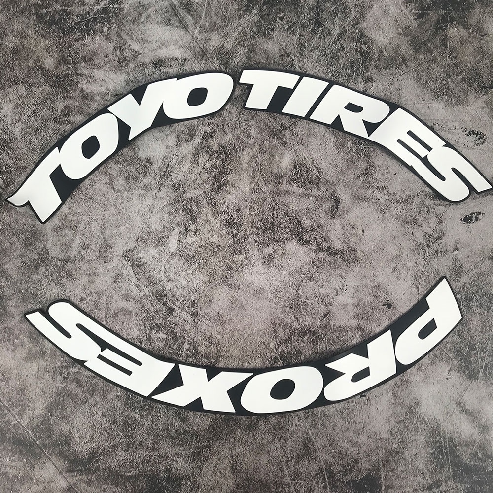 Toyo Tires Proxes Stickers 3D Lettering Wheel Logo Car Sticker Tuning ...