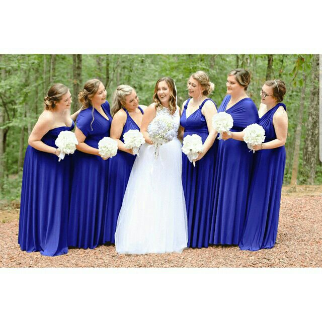 Royal Blue Infinity Dress for bridesmaids Shopee Philippines