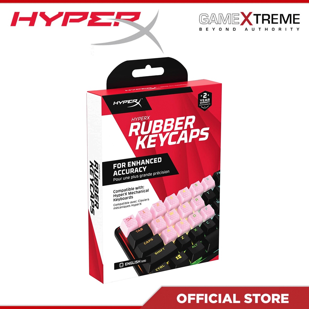 HyperX Rubber Keycaps Pink | Shopee Philippines