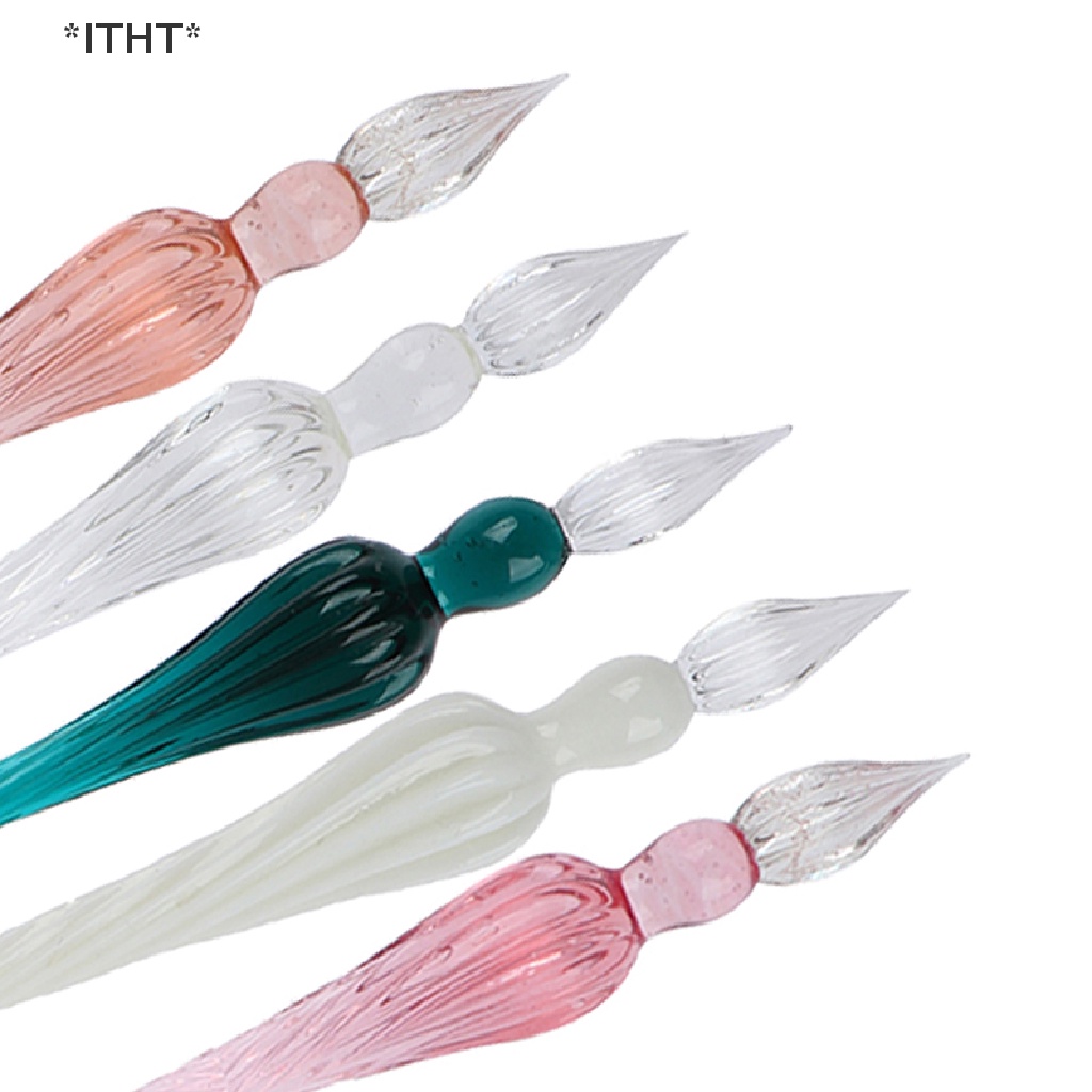 ITHT Glass Drip Fountain Pen Dipping Pen Filling Ink Calligraphy