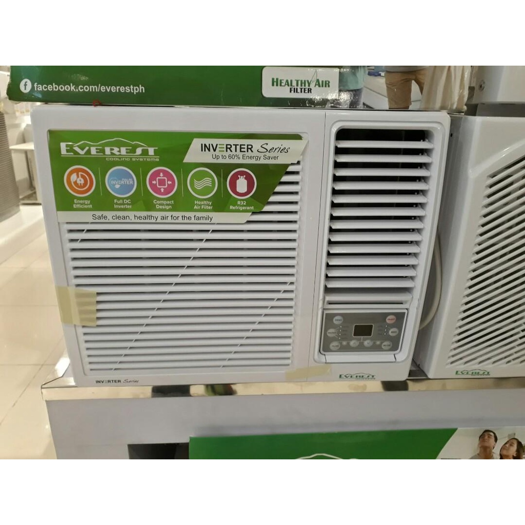 everest aircon 1hp inverter window type