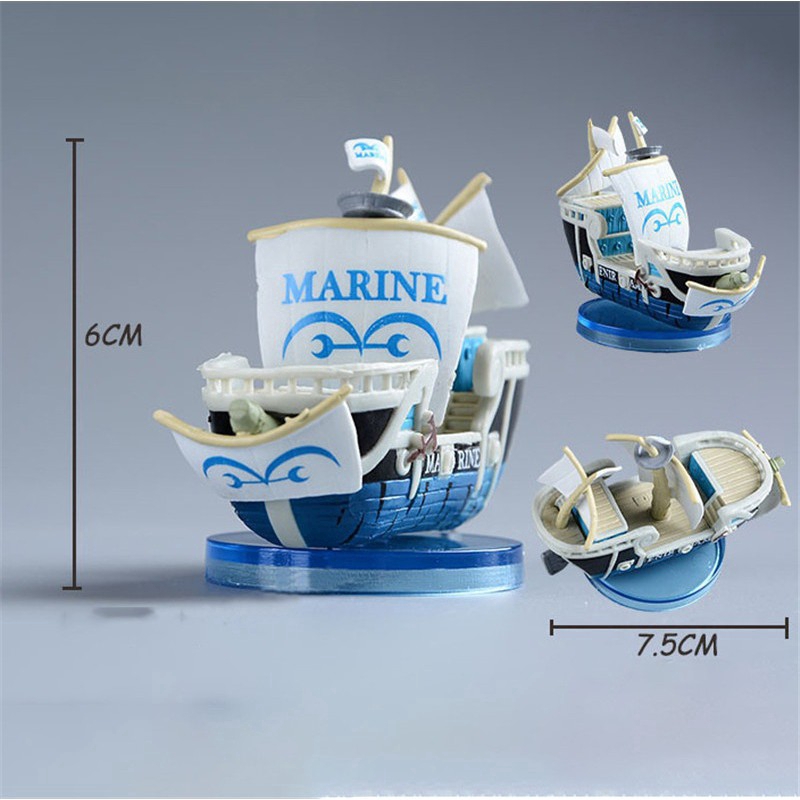 Anime One Piece PVC Luffy Pirate Thousand Sunny Ship Boat Figure Toy ...