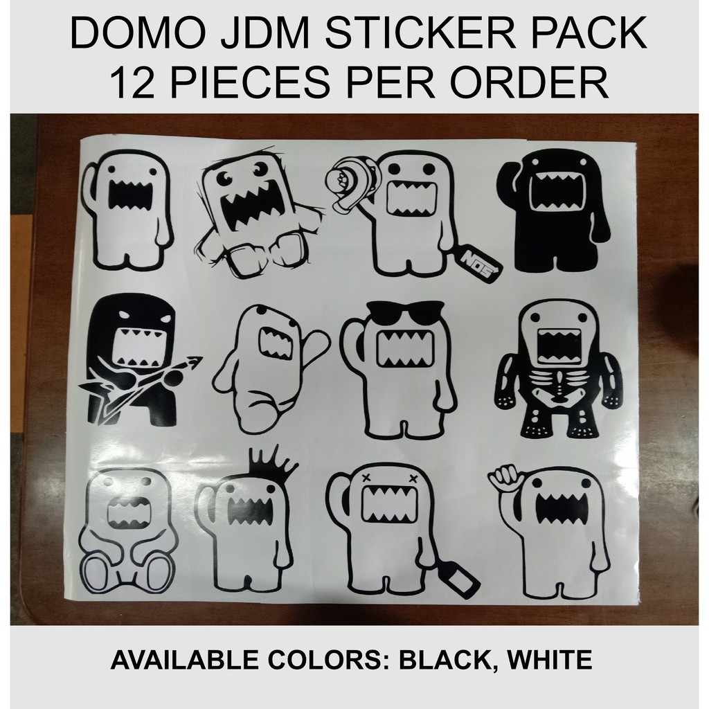 Domo JDM Decal - FULL COLOR - JDM Decal Vinyl Car Sticker