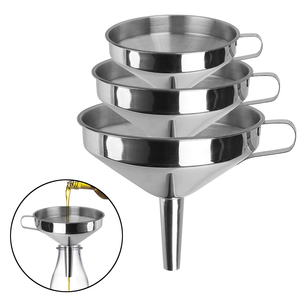Metal Funnel Kitchen Accessories For Canning Kitchen Tools Stainless