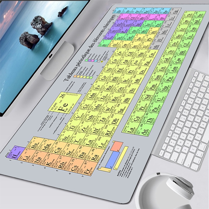 Periodic Table Of Elements Mouse Pad Gaming Keyboard Mouse Mats Office