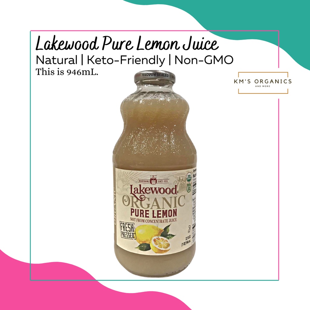 thumbnail image 2 of Lakewood Pure Organic Lemon Juice - 12.5 Fl Oz Bottle, No Concentrates 2 of 10