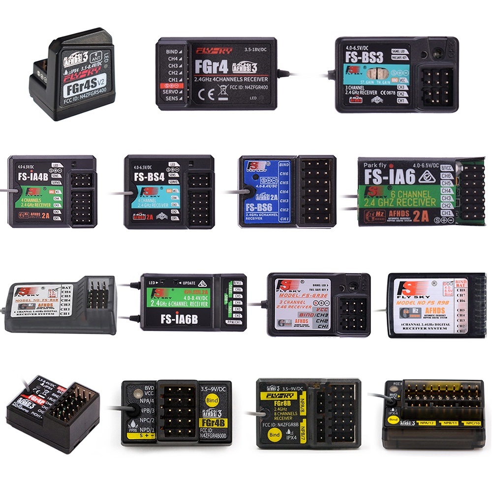 HMGRCToy Flysky FGR4S FGR4P FGR4B FS-GR3E FS-R6B FS-iA6 FS-iA6B FS-BS6 ...