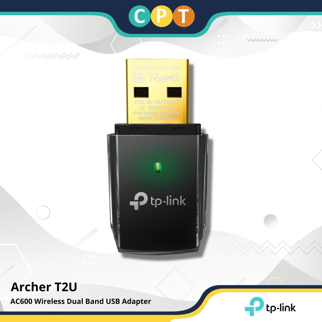 Tp-link Archer T2u Ac600 Wireless Dual Band Usb Adapter 