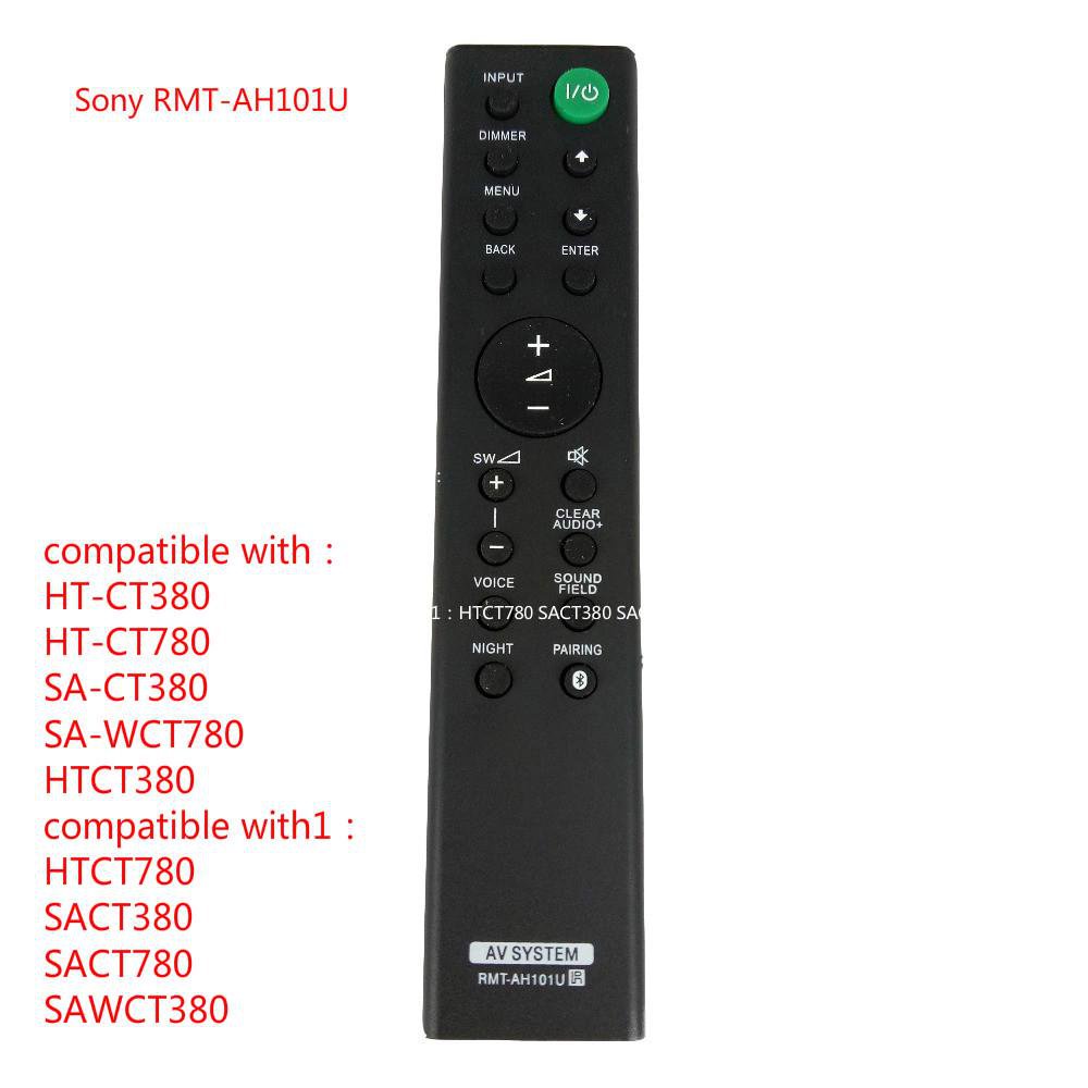 RMT-AH101U - Telecomando di ricambio per Sony Soundbar HT-CT380 HT-CT780 HT-CT381 HTCT380 HTCT780 HTCT381