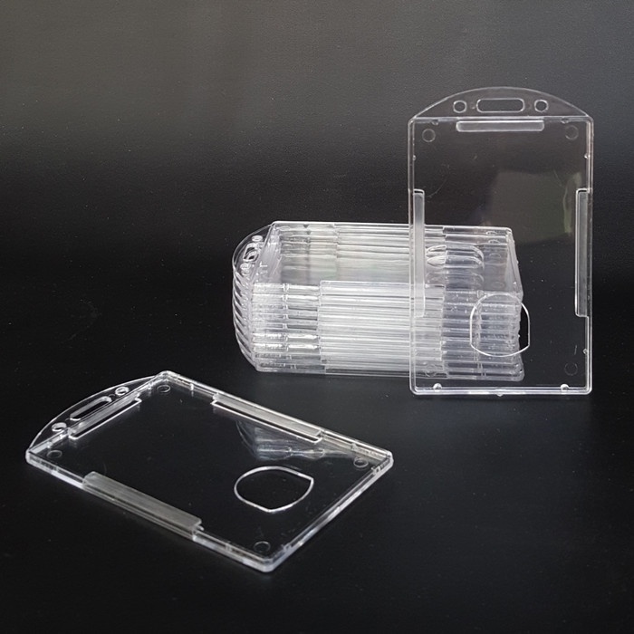 Clear Glass Frame/Transparent Clear Frame Casing ID Card Holder ...