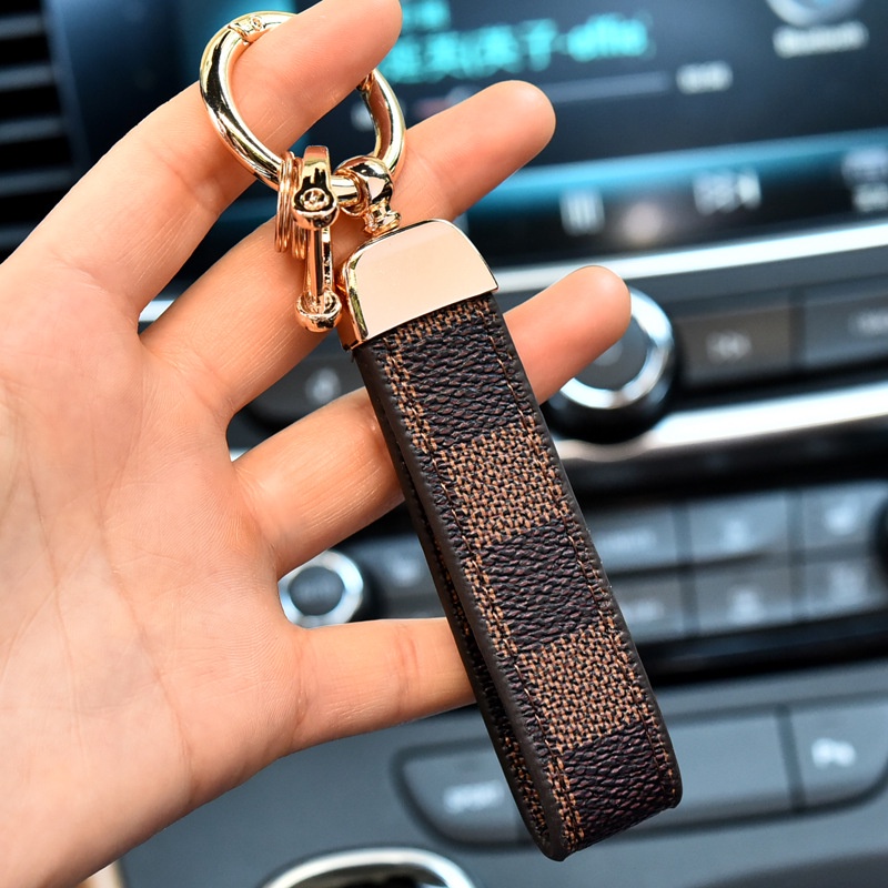 Buy Cheap LouisVuitton Car key chain leather metal key chain