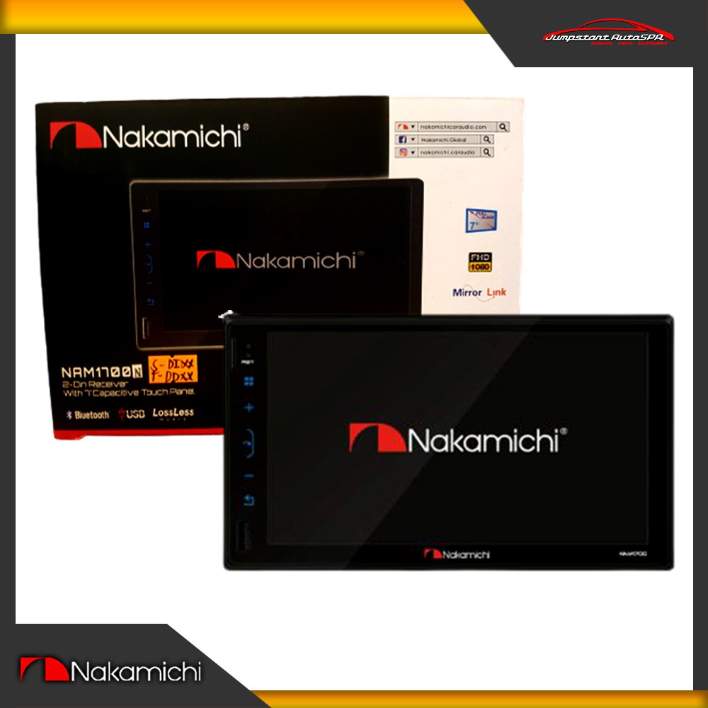 Nakamichi NAM1700 Mirror link (Android and IOS) 2din Headunit | Shopee ...