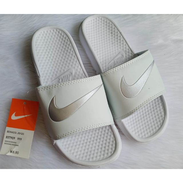 NiiKee BENAzSSI SLIDES ALL WHITE Shopee Philippines