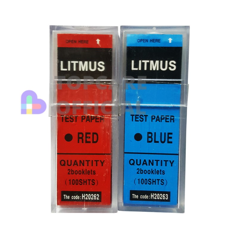 Litmus Paper 100 sheets ( 1 Pack) | Laboratory paper Litmus | Shopee ...