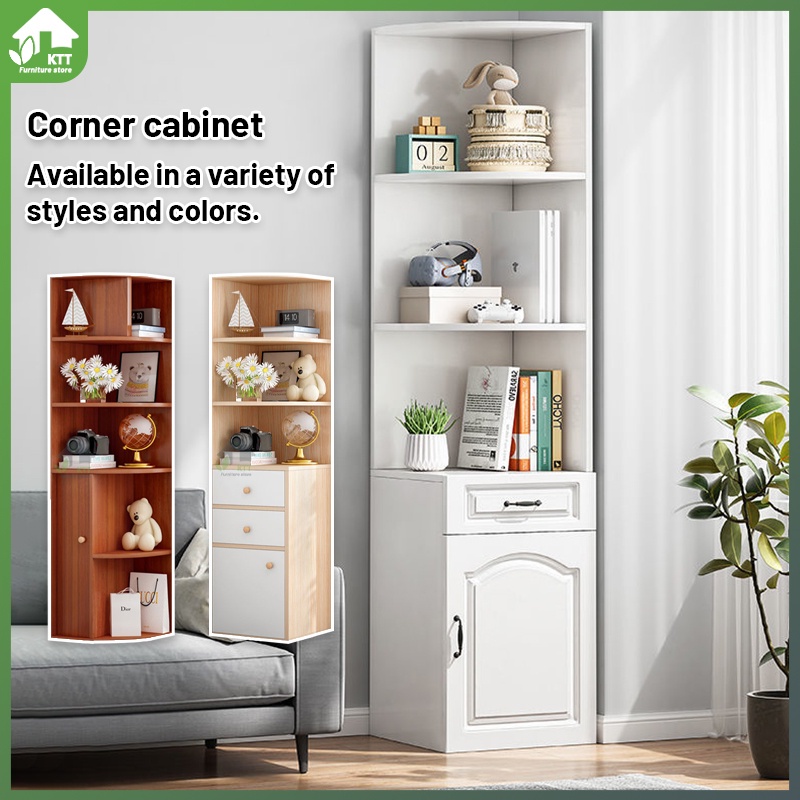 Corner modern minimalist corner triangle storage living