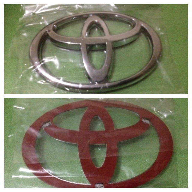 Chrome Plated Toyoto Logo Emblem | Shopee Philippines