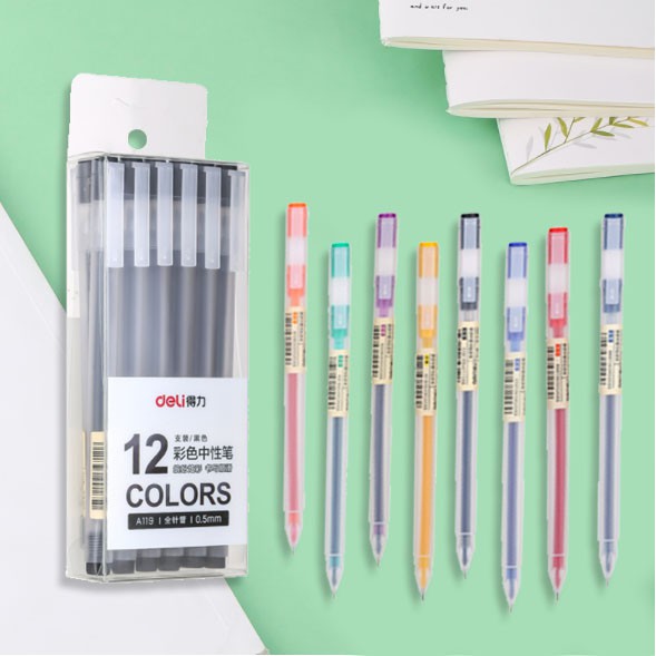 Color gel pen student notes hand account pen 0.5mm multi-color ...