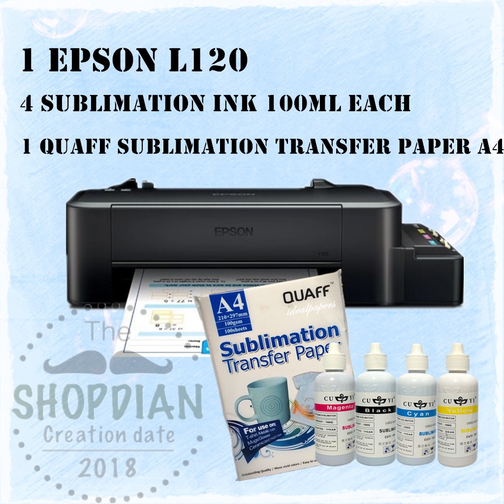 Epson L120 Printer Sublimation Package Shopee Philippines 6551