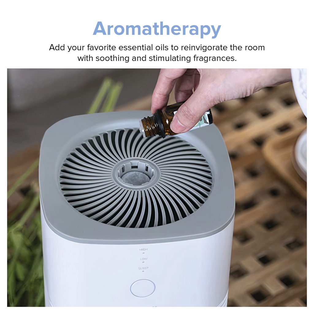 Levoit LVH128 Desktop Portable Air Purifier, H13 True HEPA 3 Stage