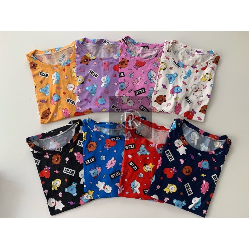 bundle promo 4pcs bt21 terno pajama Shopee Philippines