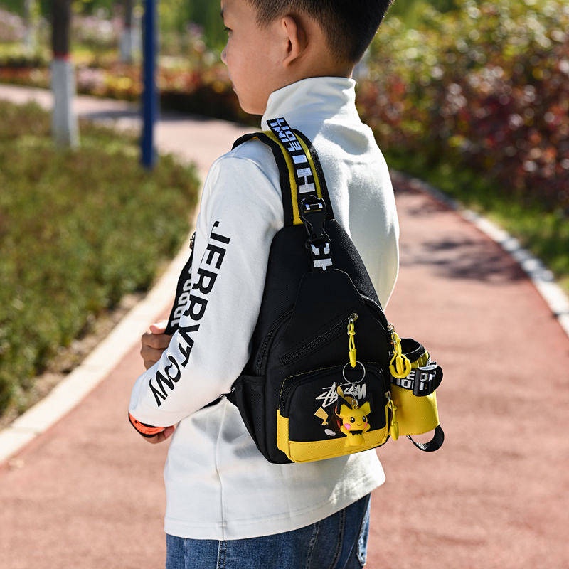 Children s Chest Pack Boys Waist Bag Boy Leisure Messenger Bag Cute Cartoon Fashion Kids Multi Functional New Outdoor Boys diagonal bag Shopee Philippines