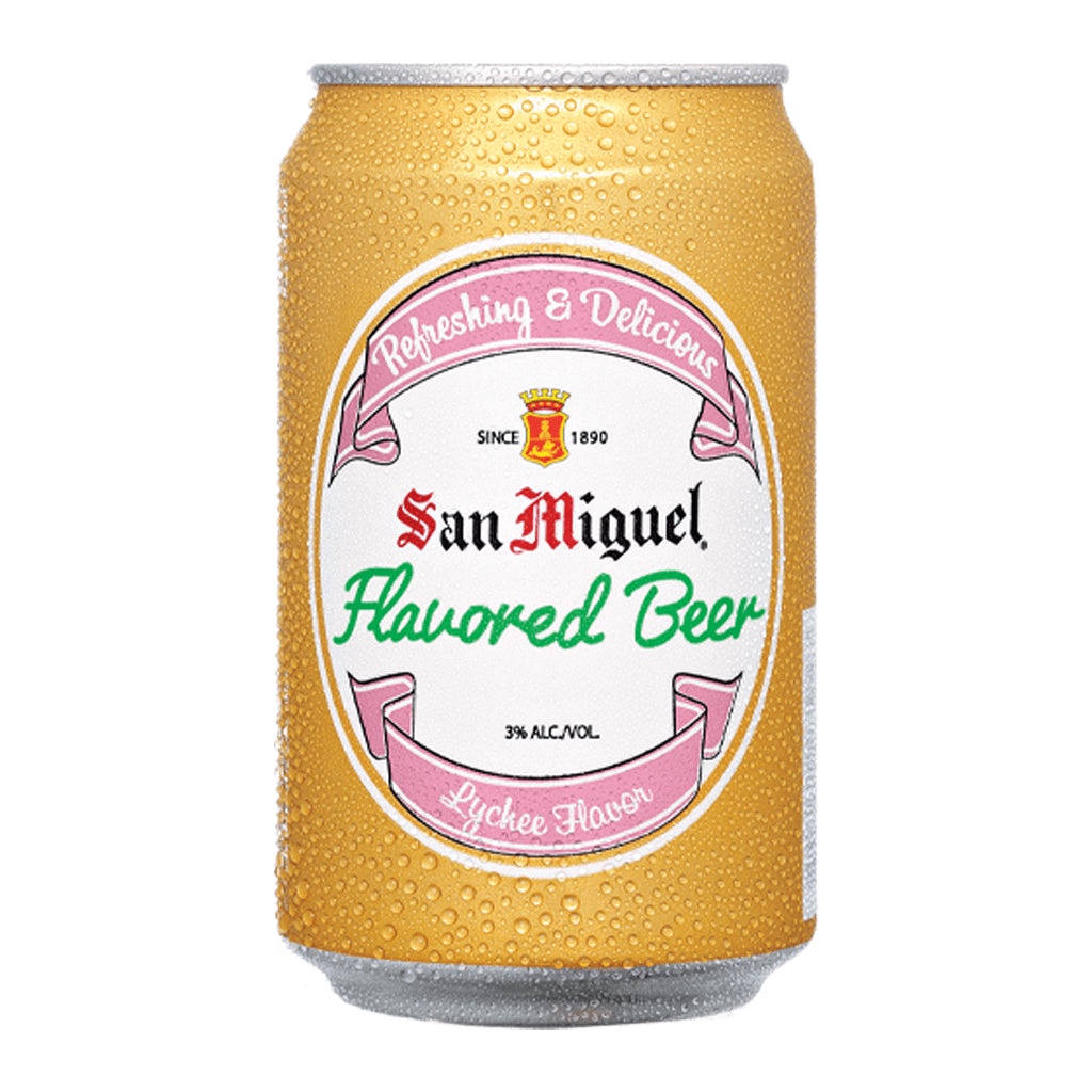San Miguel Flavored Beer Lychee 330 mL Can Shopee Philippines