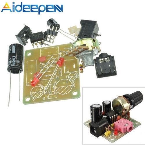 LM386 Mini Audio Verstärker DIY Kit Super MINI 3V-12V 3,5mm Amplificador Modul Audio Sound Board  44
