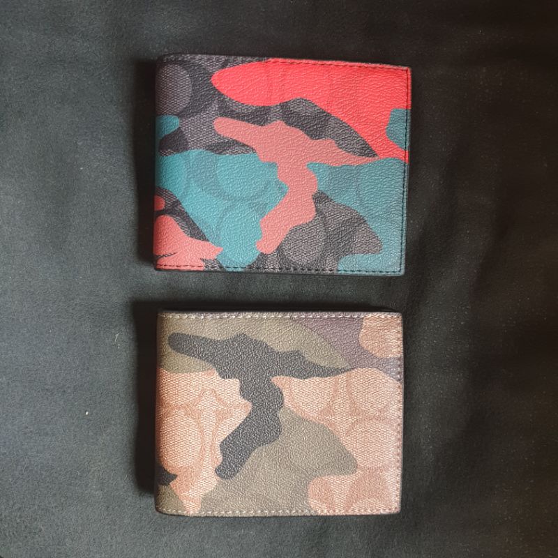 Coach hot sale wallet camo