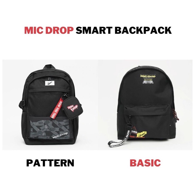BTS MIC DROP Smart Backpack Shopee Philippines
