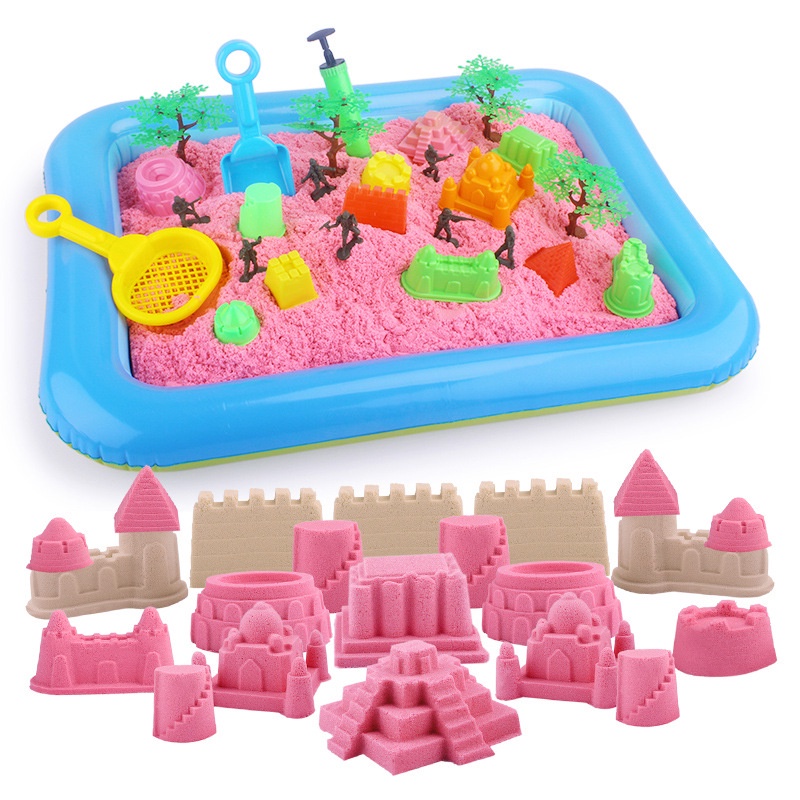 DIY Moldable Mystery Castle Magic Sand Cartoon and Castle Moldings ...