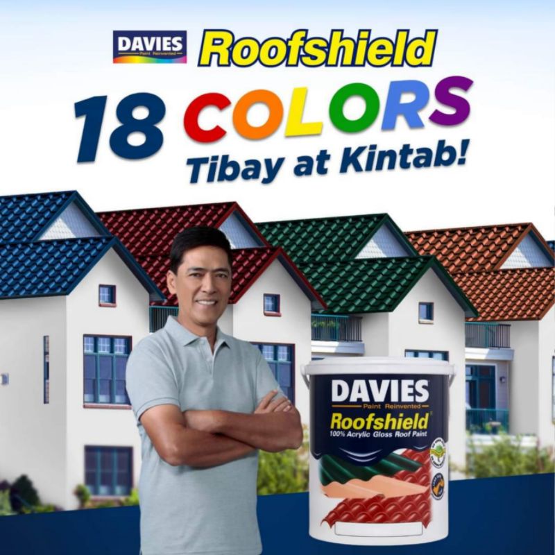 DAVIES ROOFSHIELD ROOF PAINT (4liters) Shopee Philippines