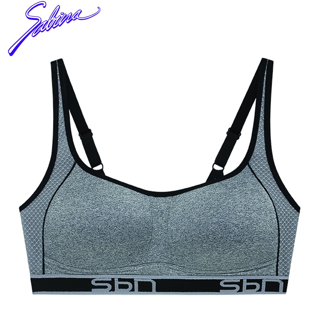 Sabina Non-wired Bra Sbn Sport Collection Style no. SBB2309 Dark Gray