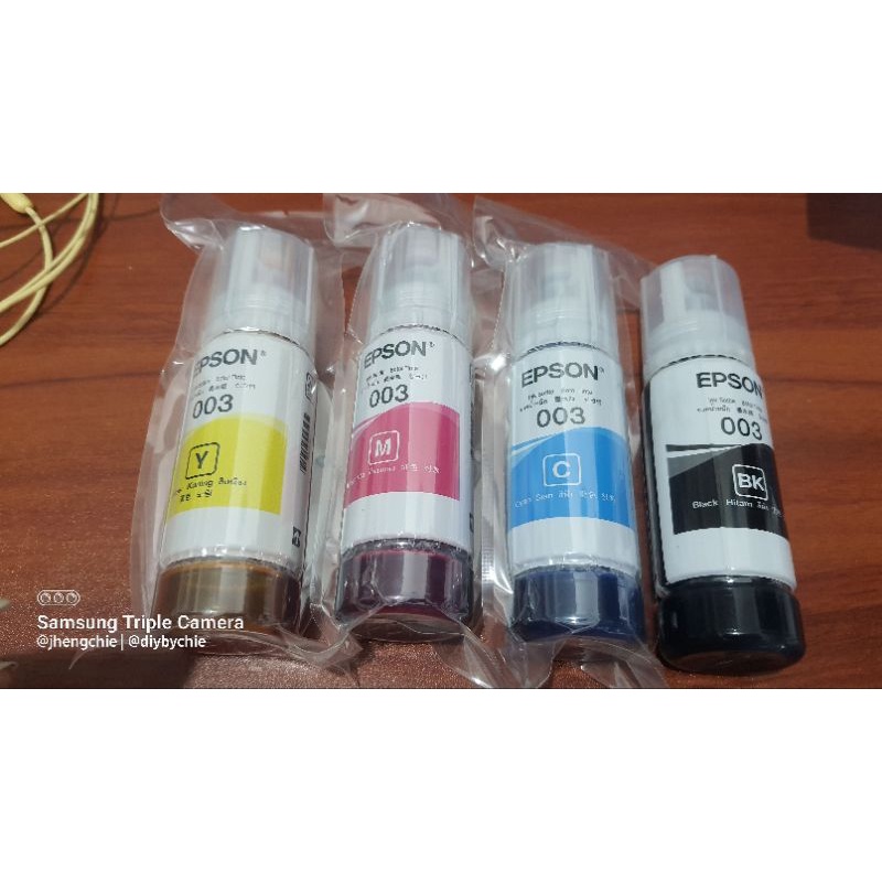 Epson 003 Ink Cmyk Shopee Philippines 8061