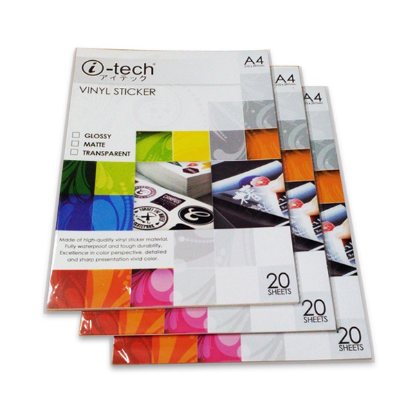 itech-waterproof-printable-vinyl-sticker-20-sheets-pack-a4-size-for